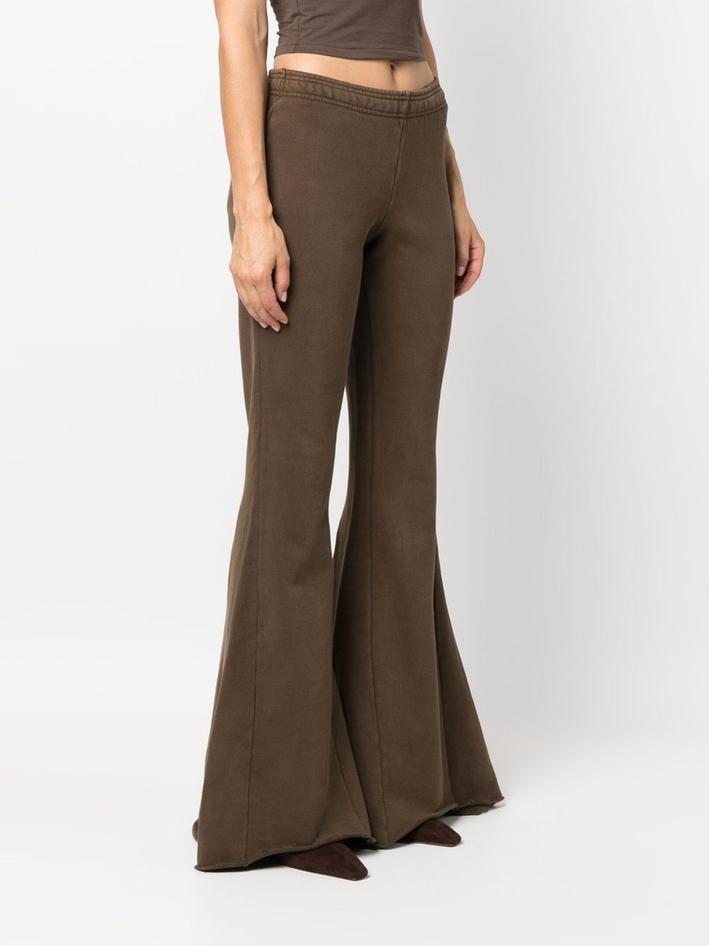 entire studios washed-effect flared trousers outlook
