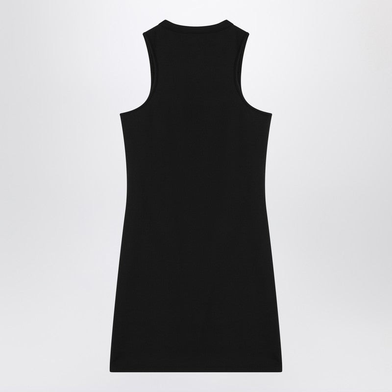 Off-White Black Mini Dress With Logo Women - 2