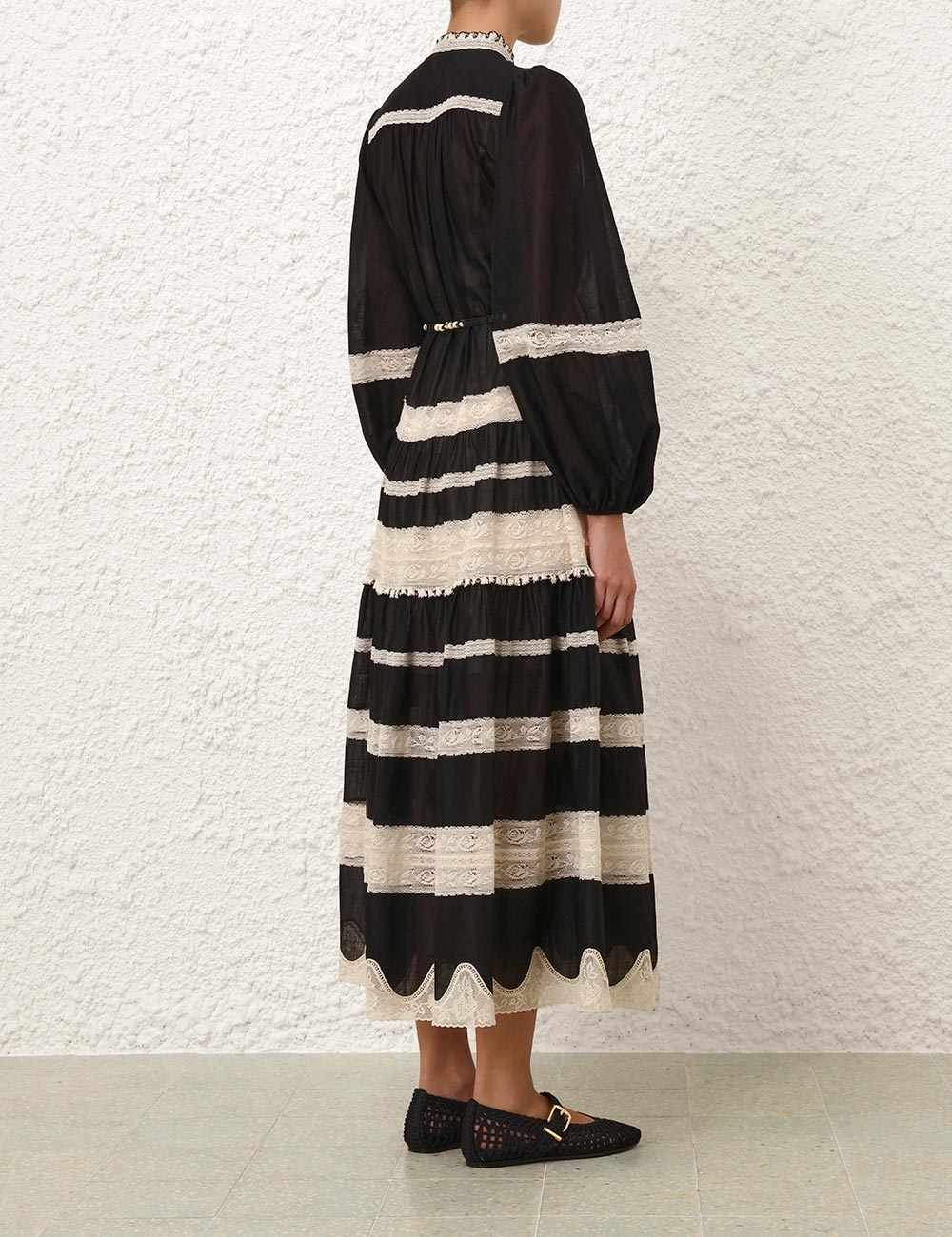 RHIANNON LACE BILLOW DRESS - 4