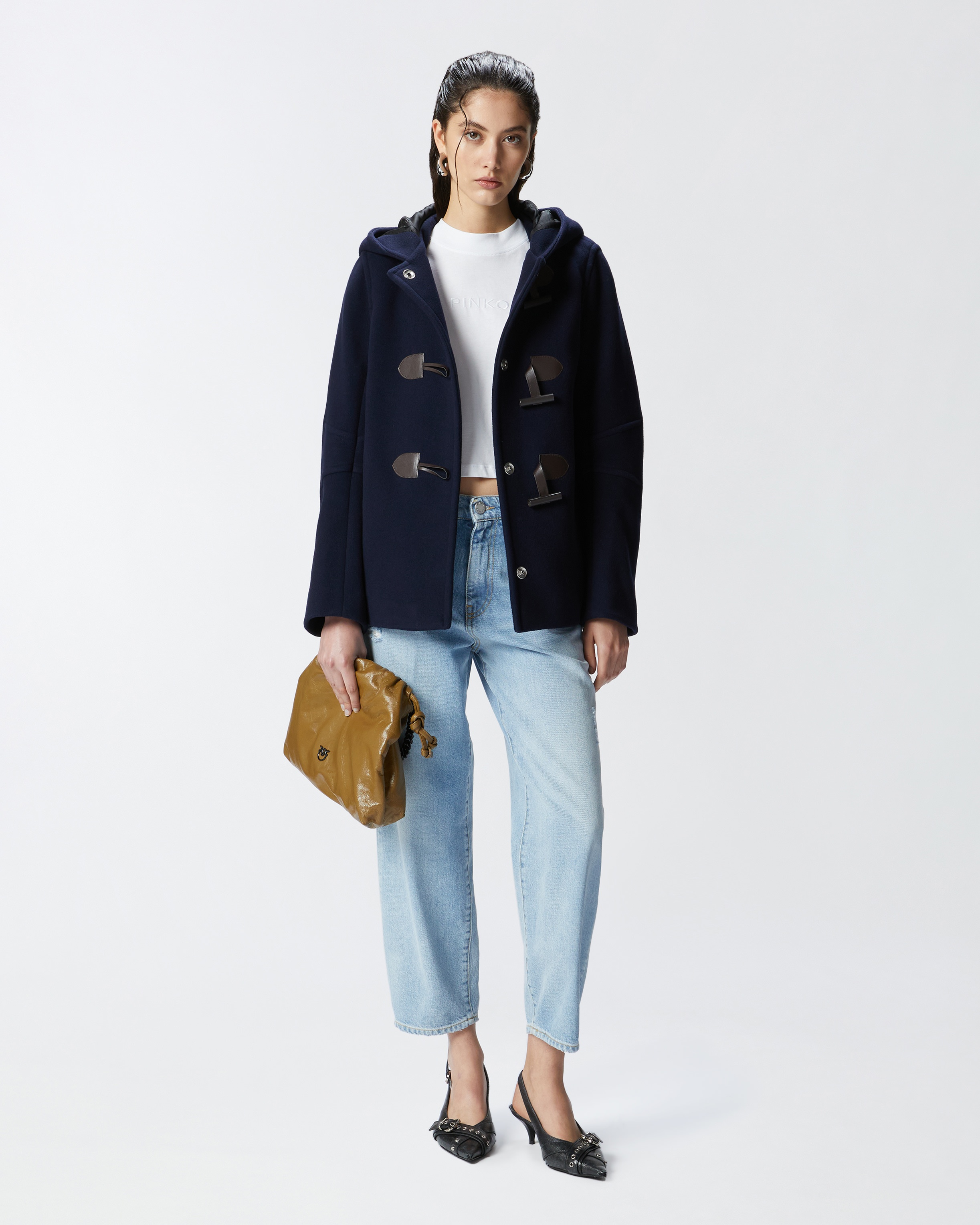 SHORT DUFFLE COAT WITH TOGGLES - 3