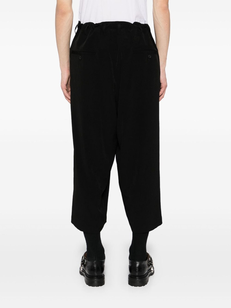 drawstring cropped trousers 4