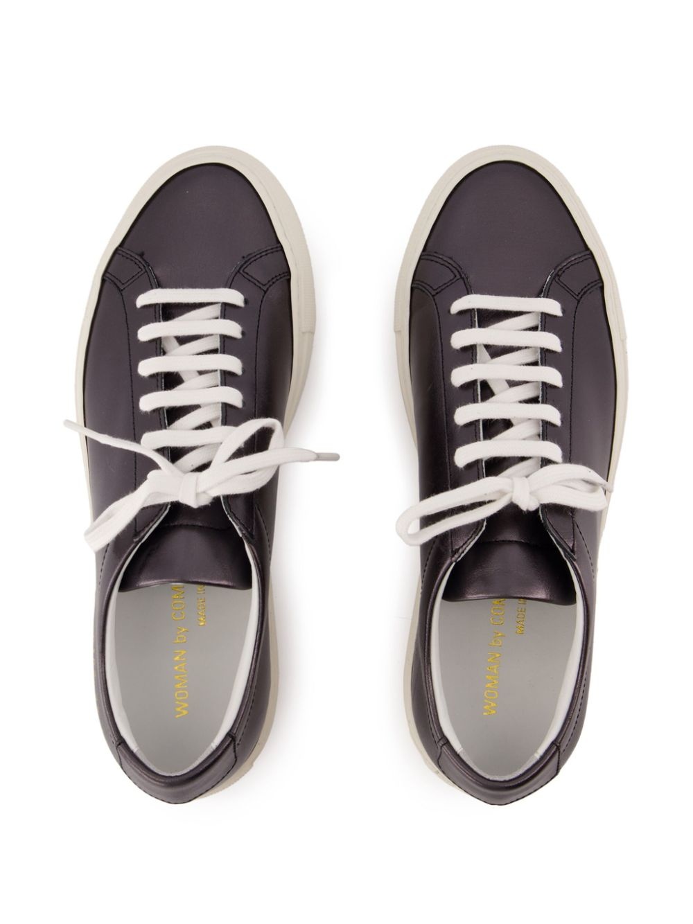 leather sneakers - 4