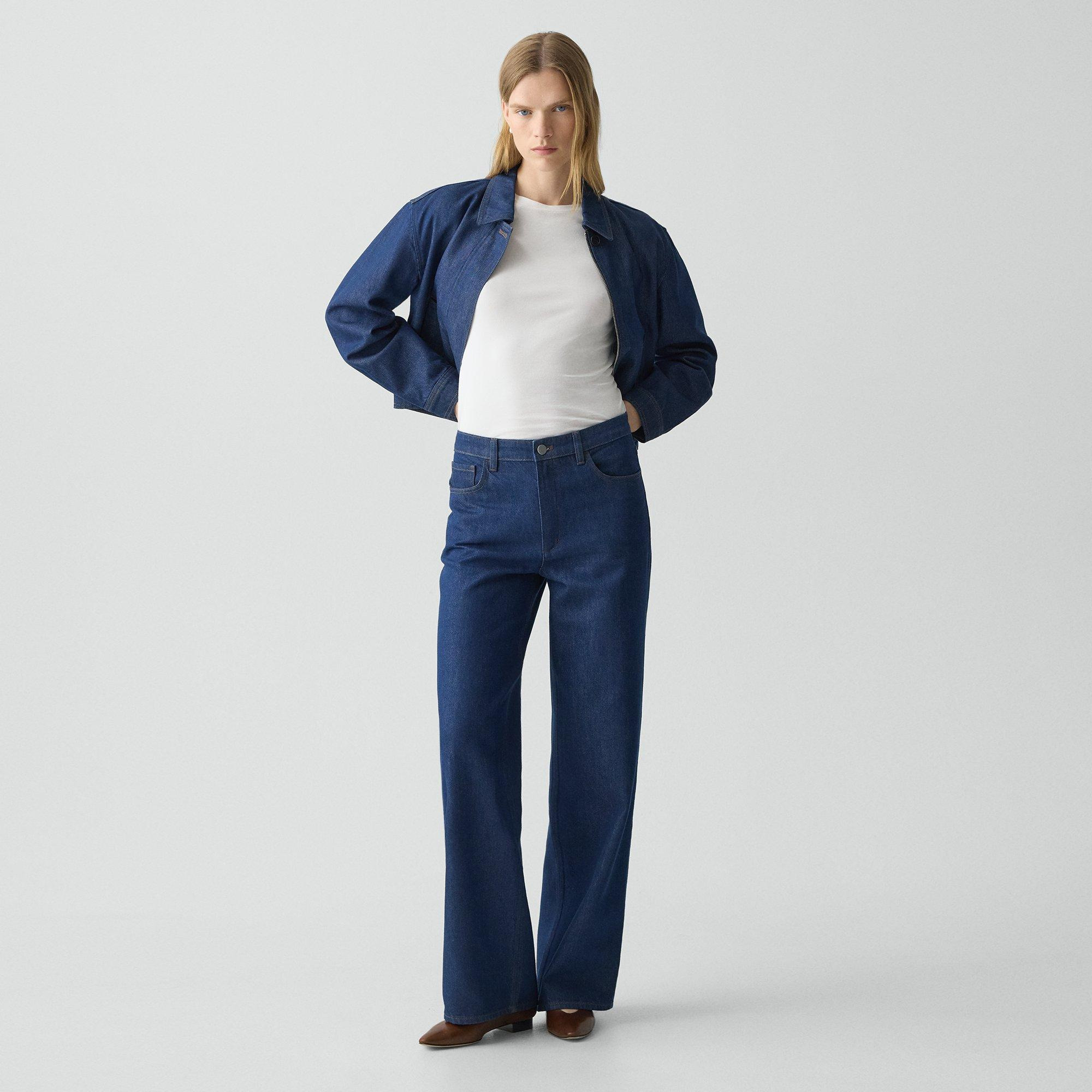 Straight-Leg Five-Pocket Pant in Relaxed Denim - 2