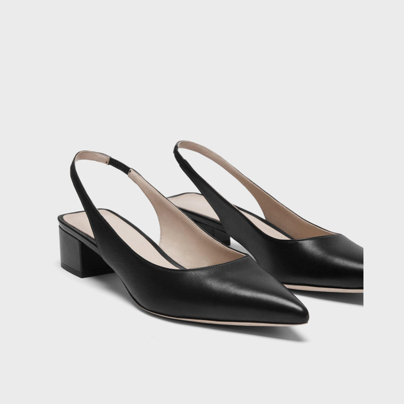 Slingback Pump in Leather 5