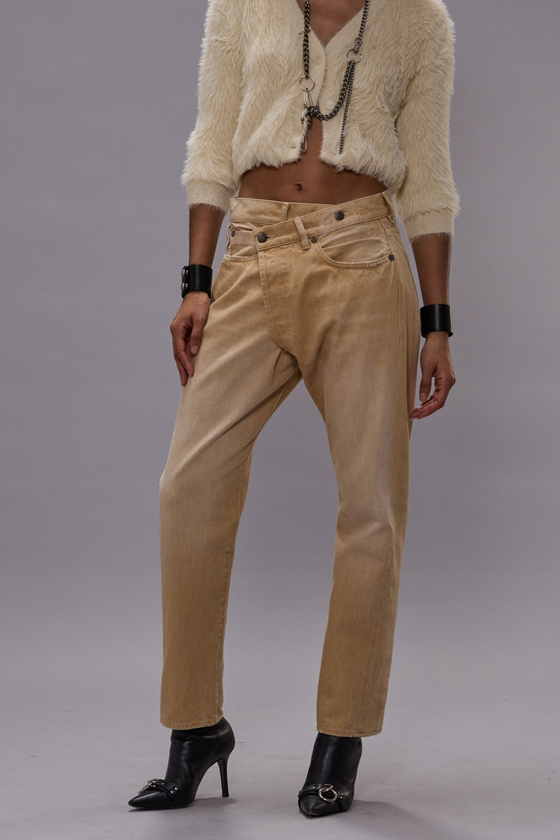 CROSSOVER JEAN - FADED WHEAT 1