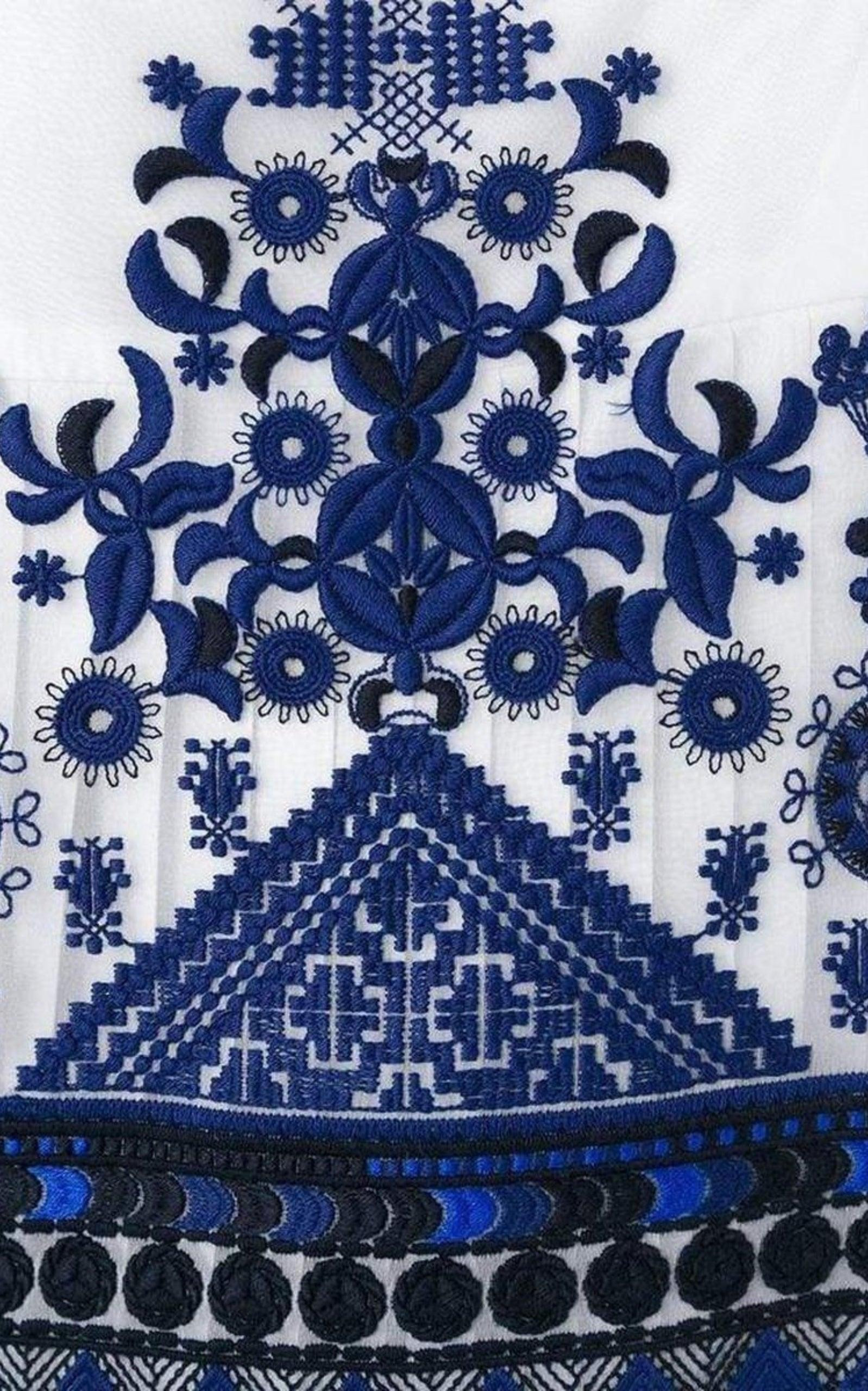 Tribal Lace Organza Top - 5