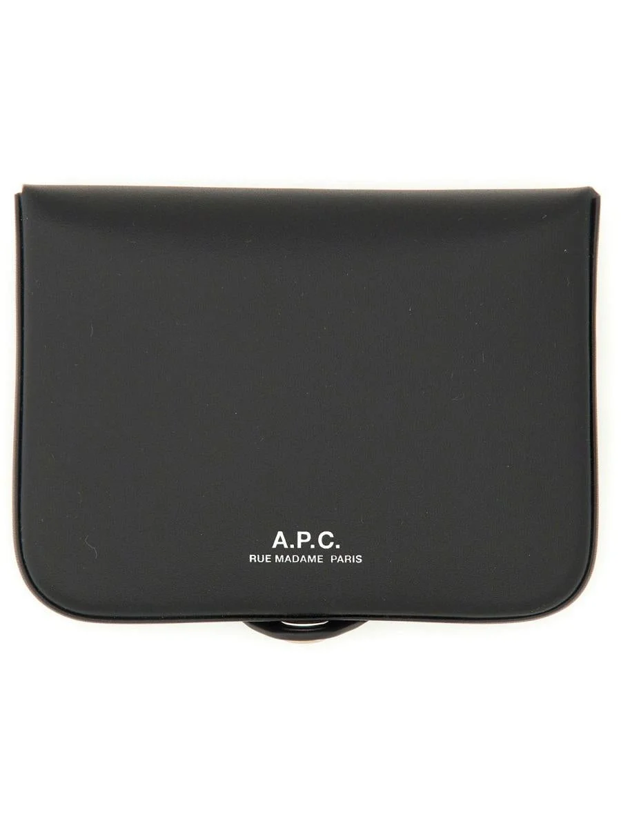 A.P.C. Leather Card Holder - 1