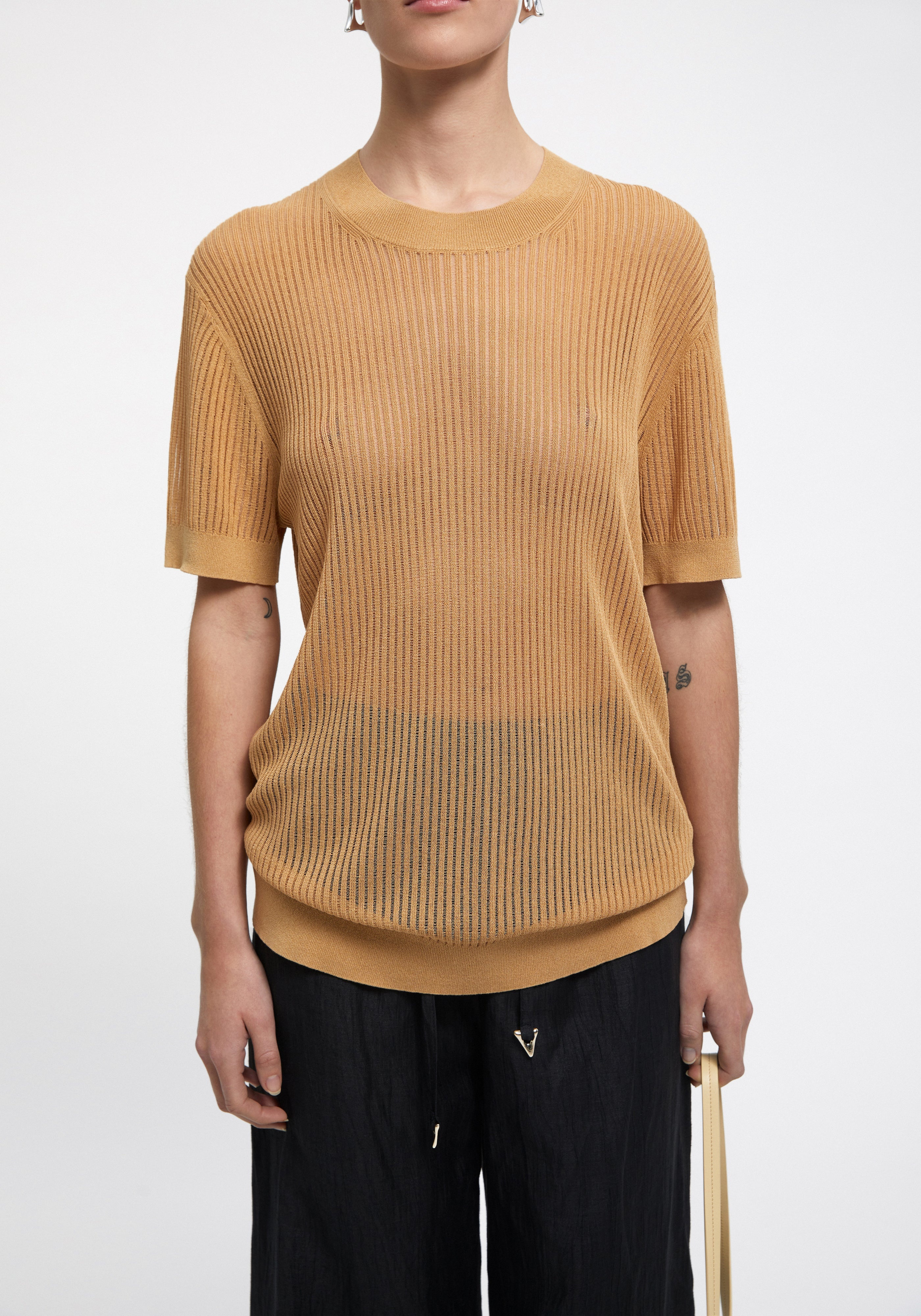 SHALOTT
Ribbed relaxed T-shirt - 3