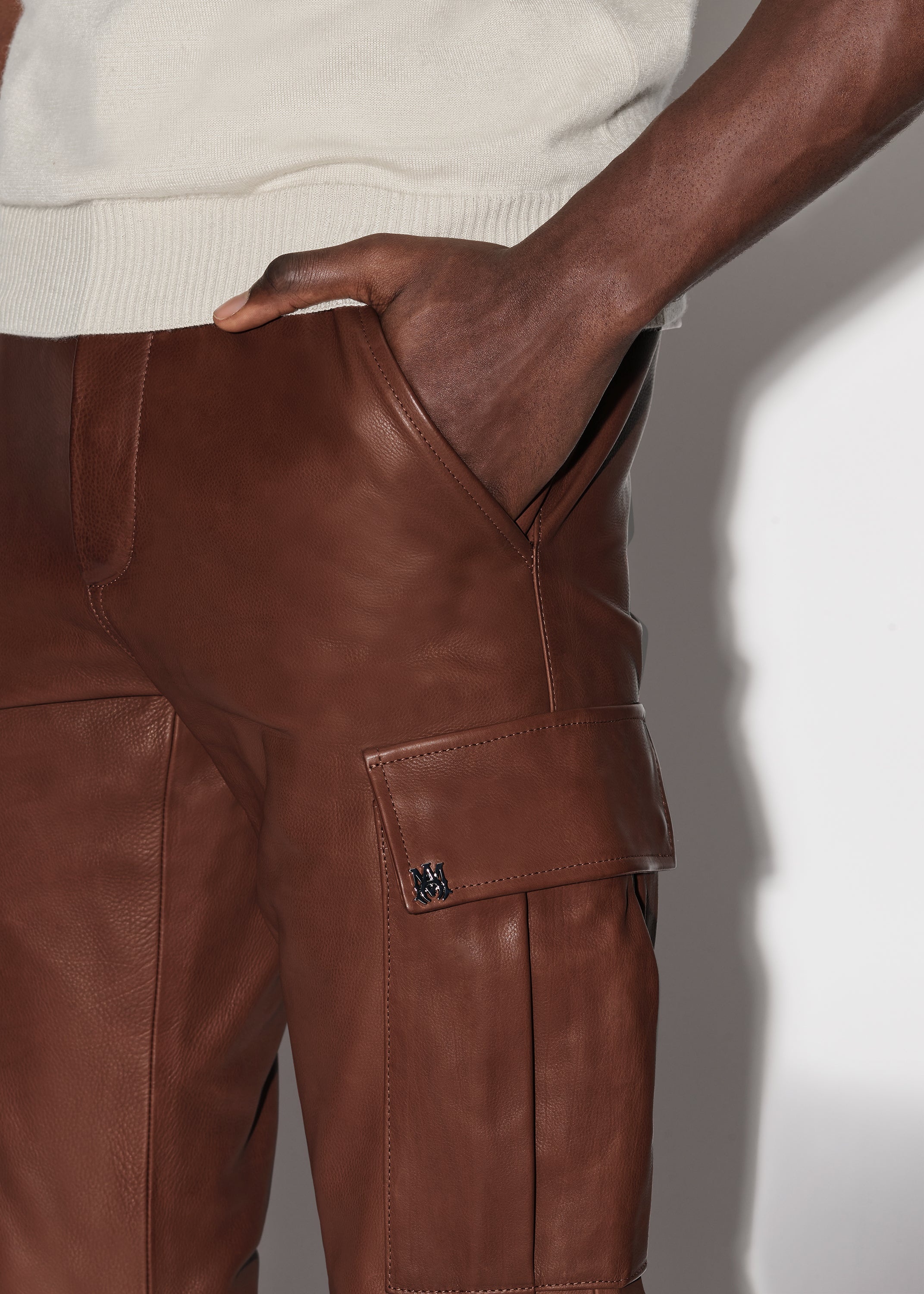 LEATHER CARGO FLARE - 6