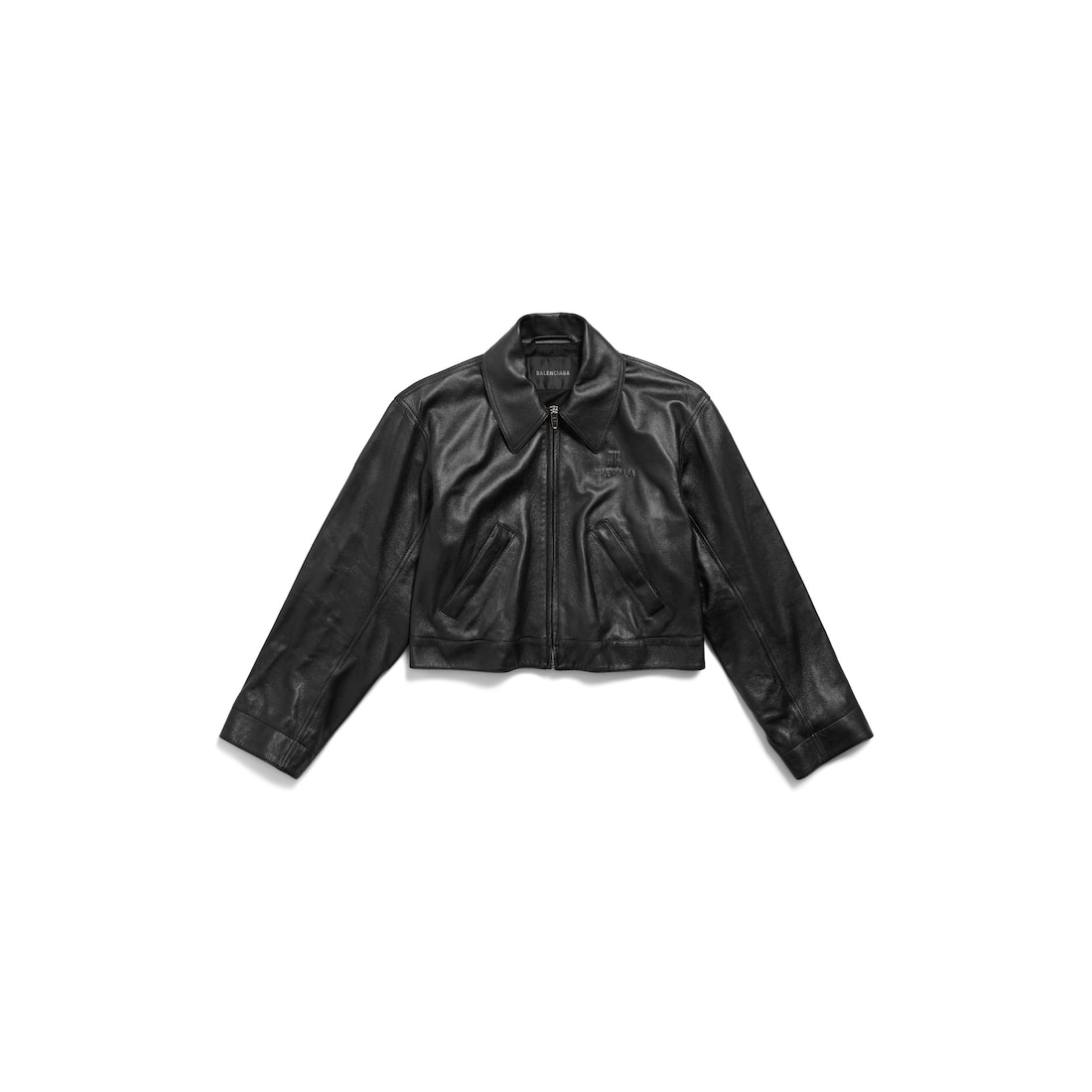 Women's Cropped Jacket in Black - 1