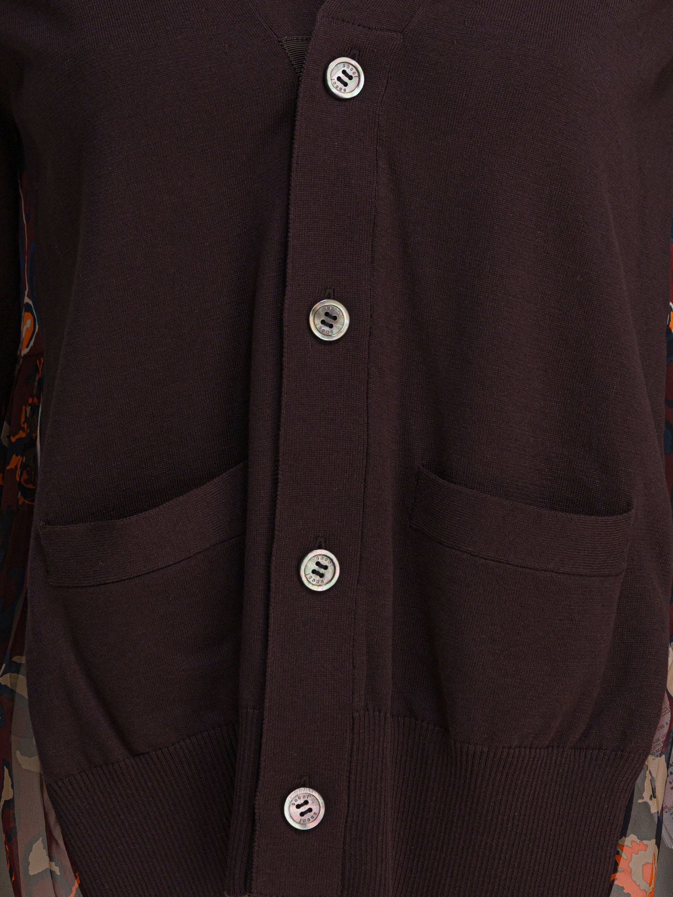 Sacai Women Cardigan With Floral Print - 3