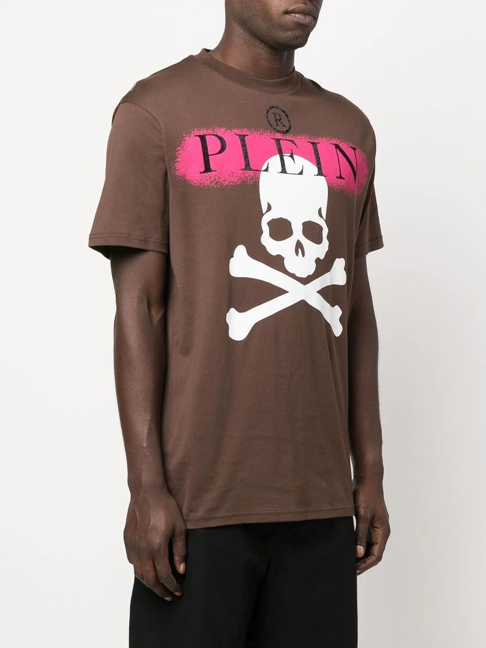 skull-print short-sleeved T-shirt - 3