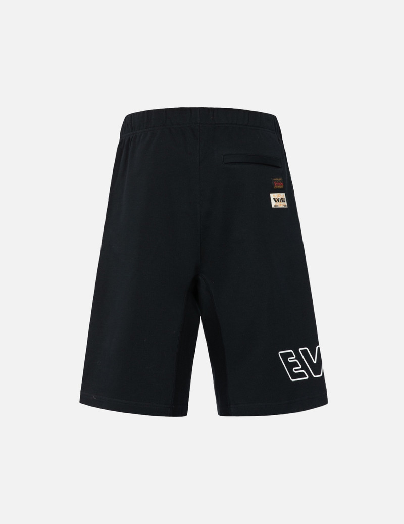 LOGO PRINT AND KAMON EMBROIDERY SWEAT SHORTS 2