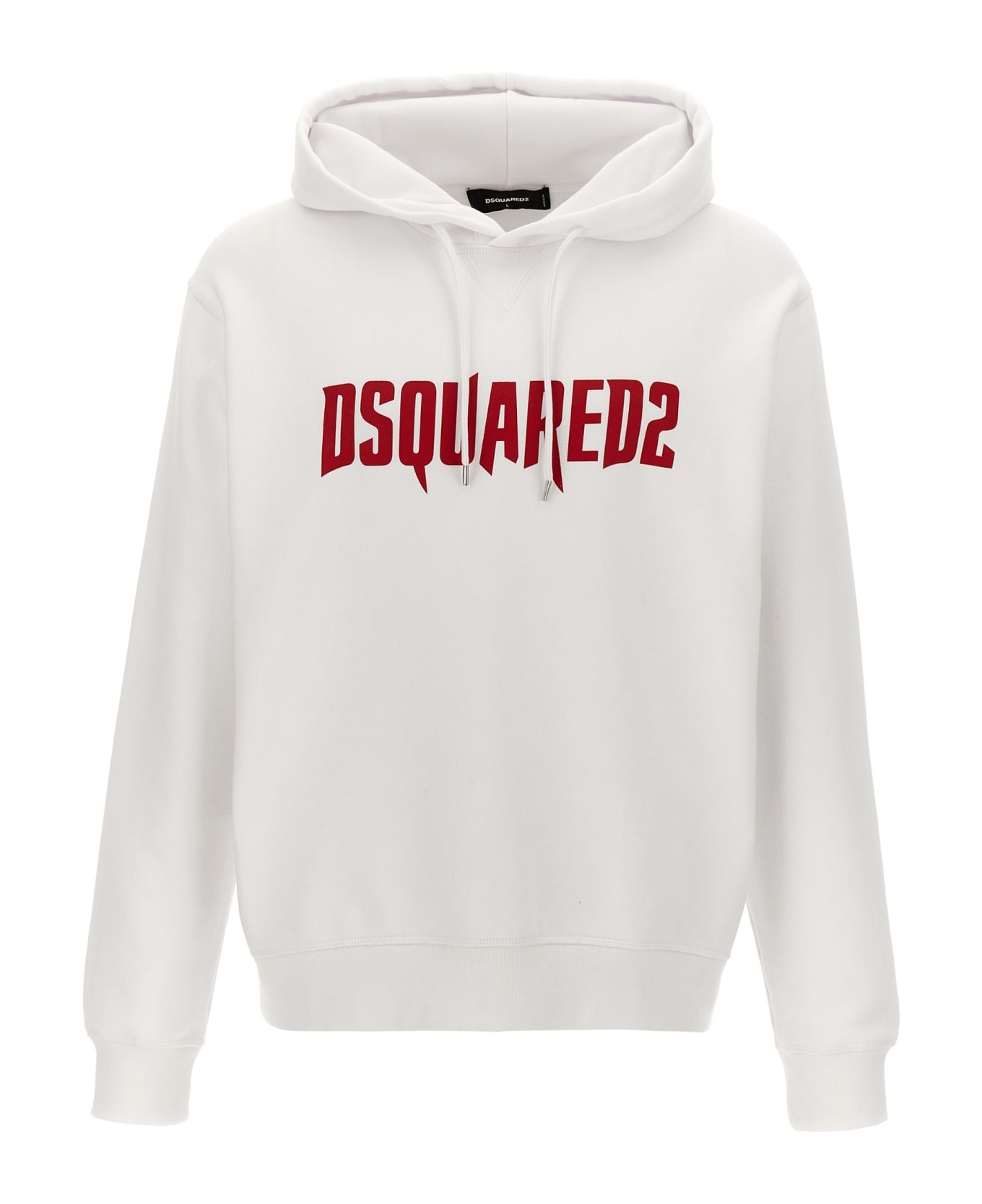 Logo Print Hoodie - 1