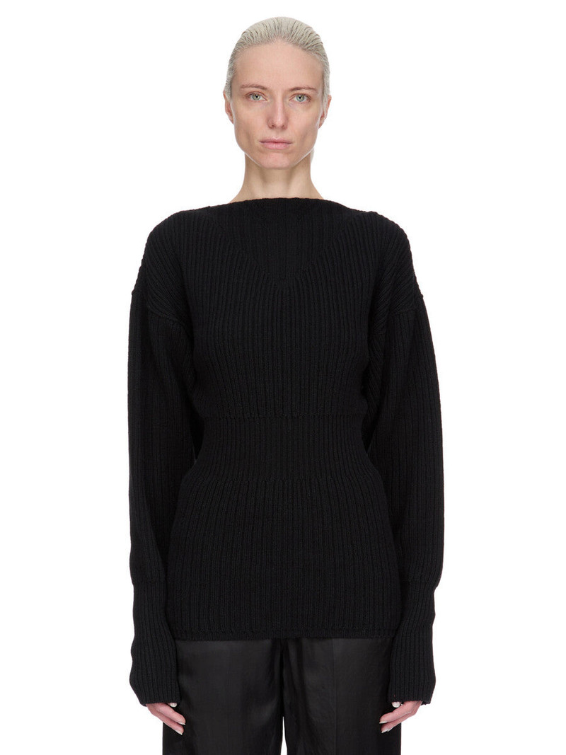 ribbed wool jumper 1