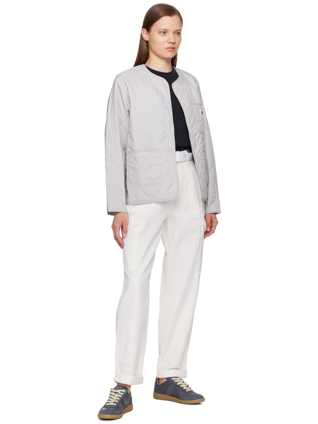 White Collins Trousers - 4