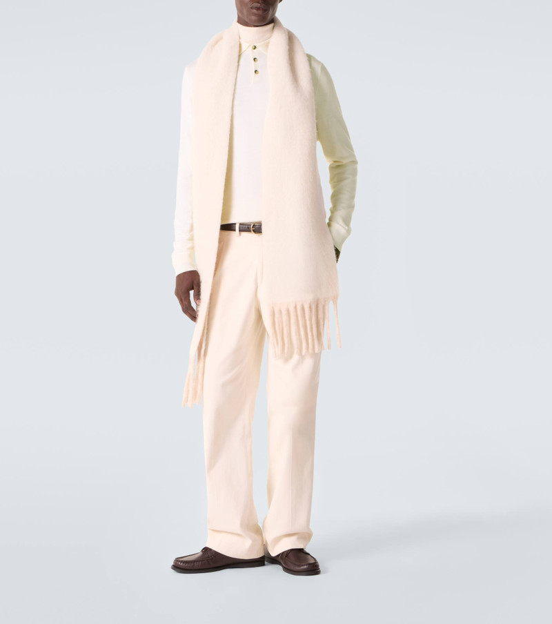 Allude Virgin wool polo sweater outlook