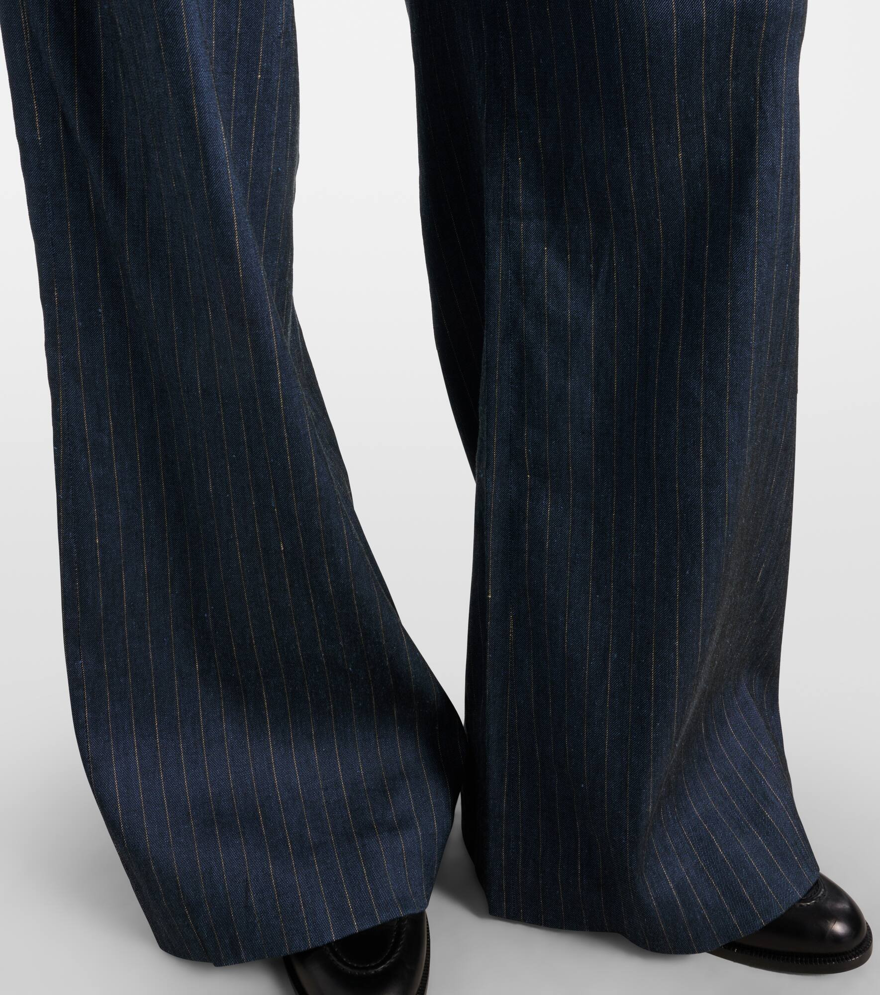 Rimini linen-blend wide-leg pants - 5