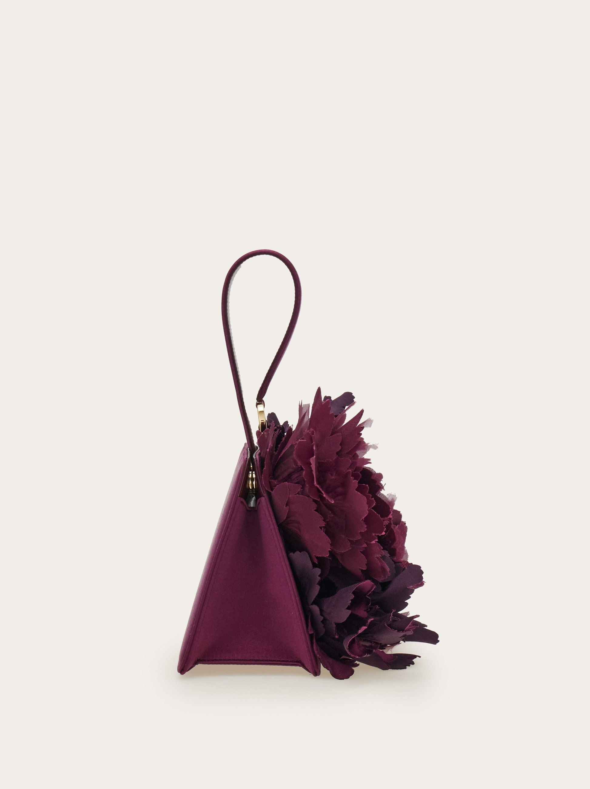 Mini clutch with floral detailing - 3