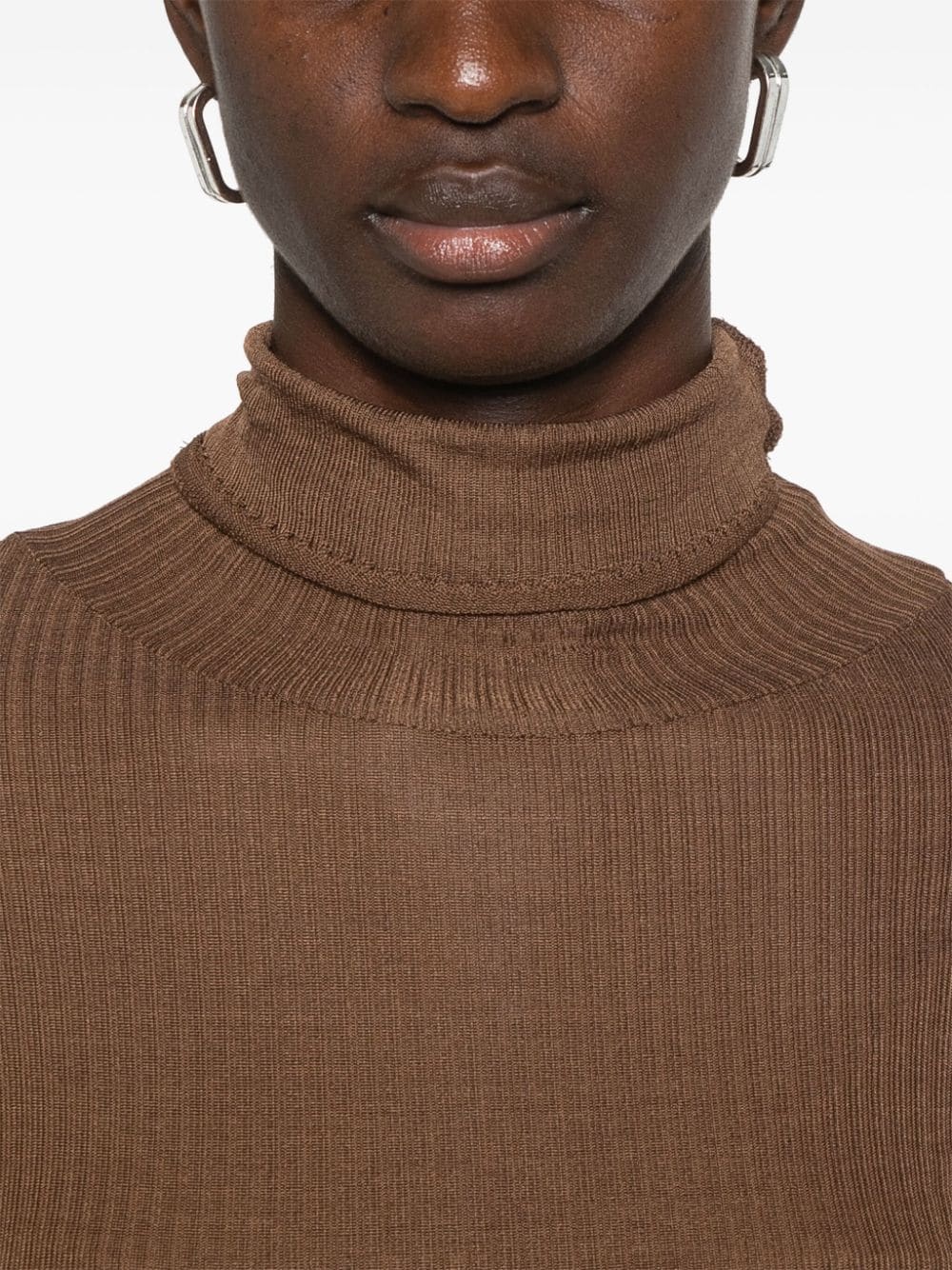 high-neck sweater - 5
