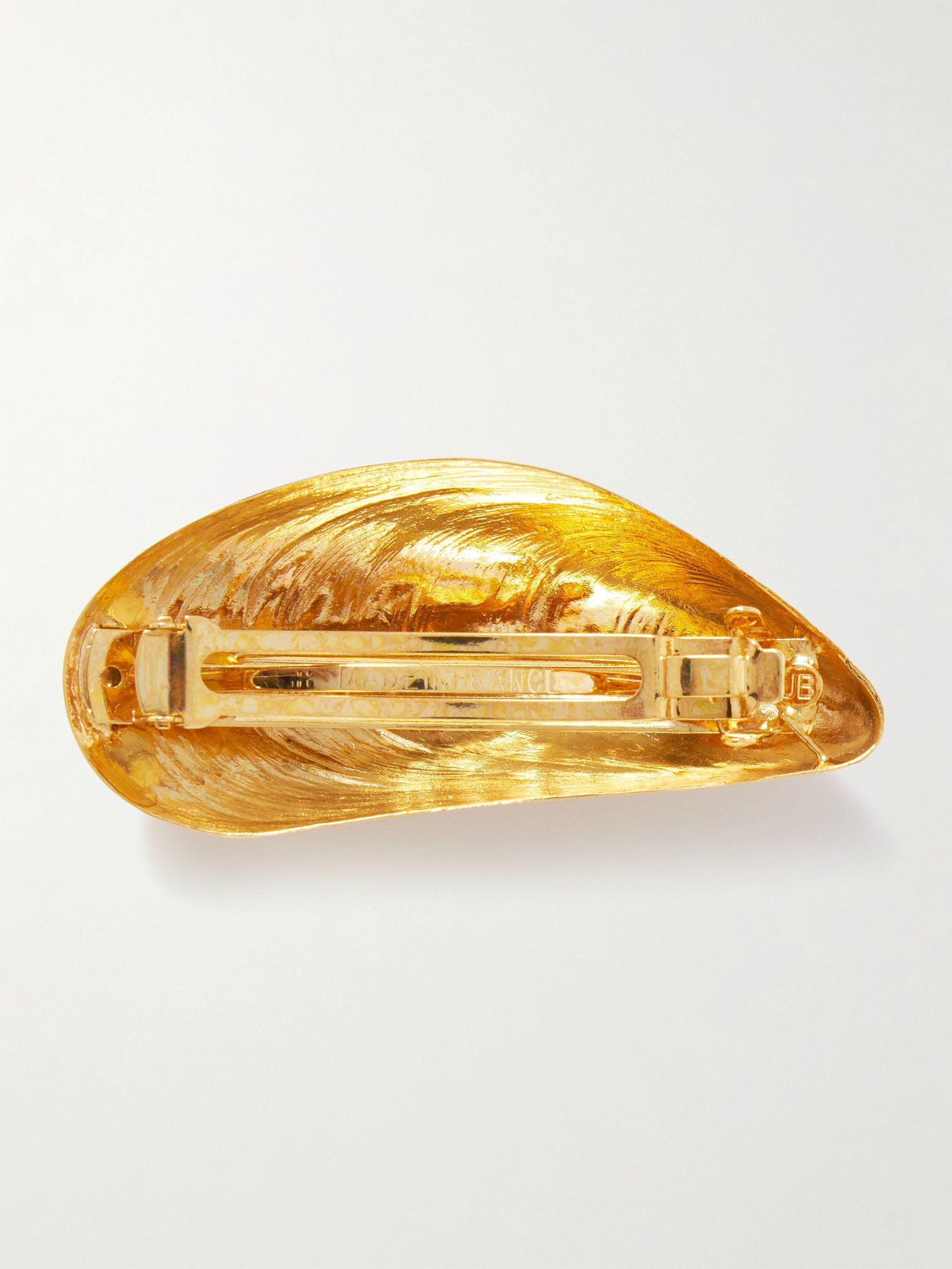 Wade gold-plated hair clip Gold - 3