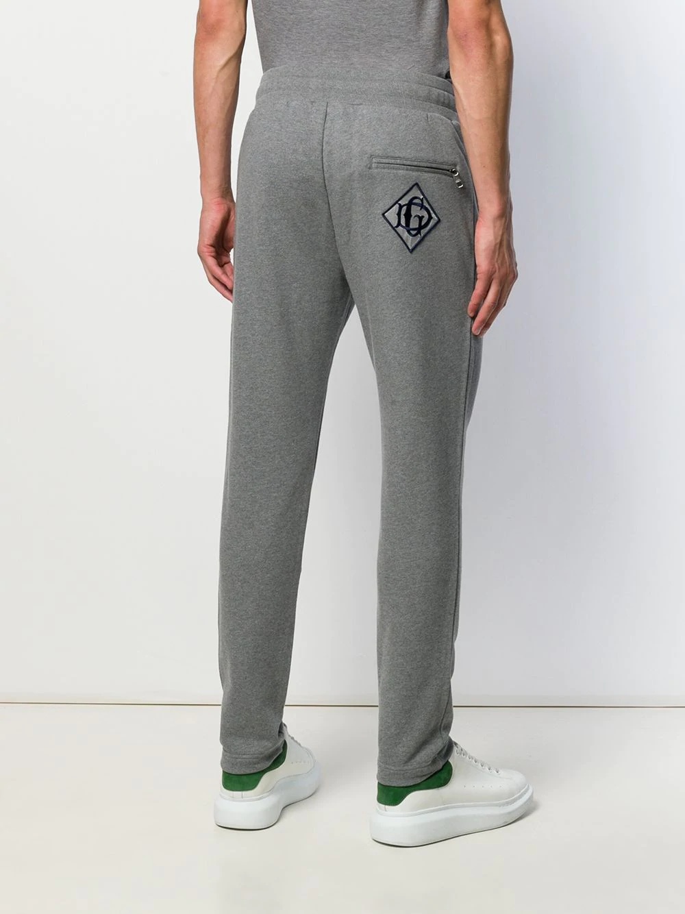 logo patch track pants - 4