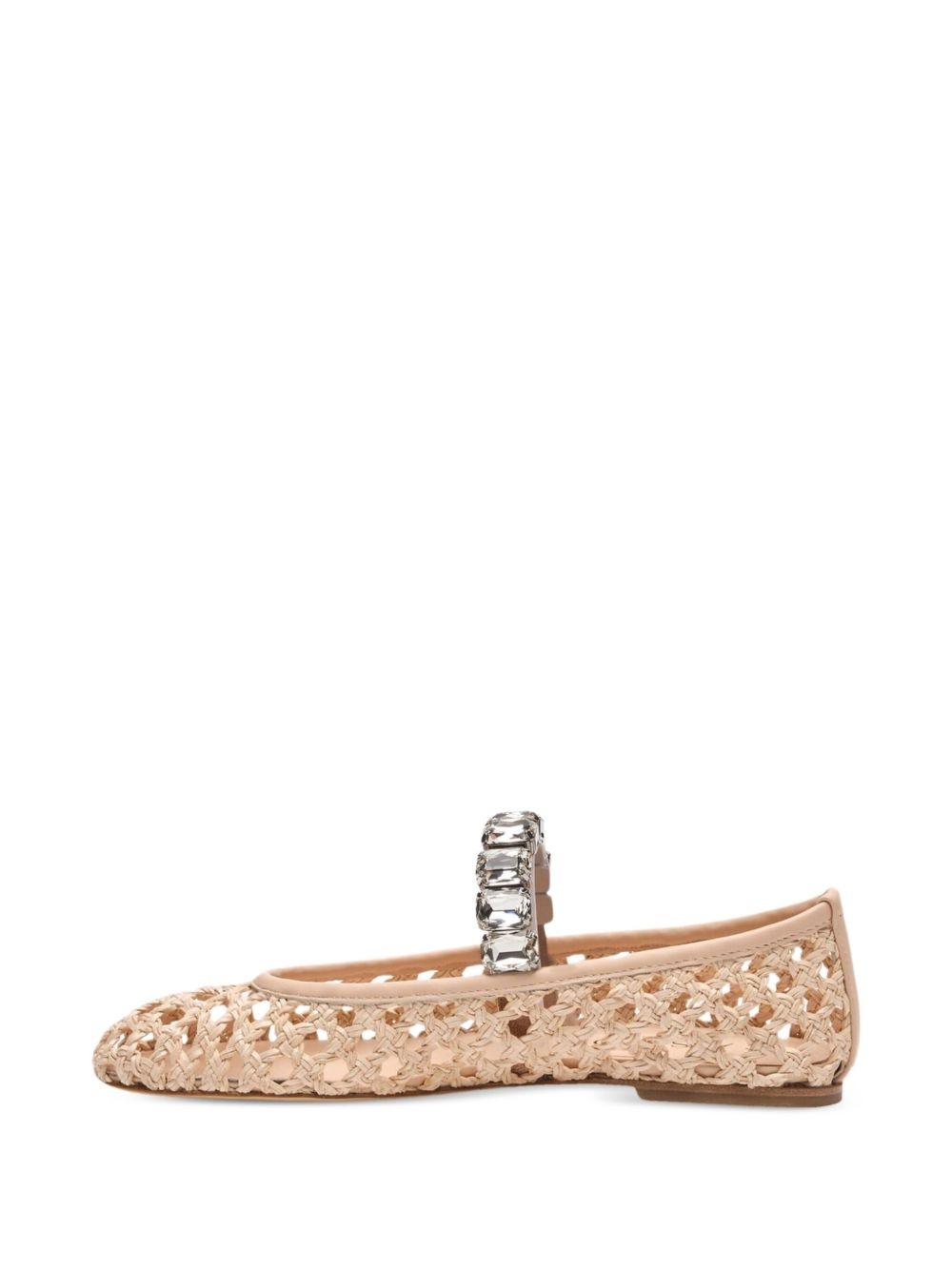 Versilia crystal-embellished ballet flats - 6