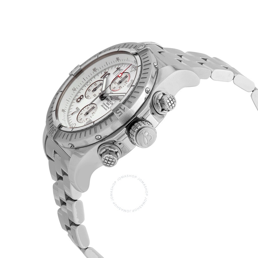 Breitling Super Avenger Chronograph Automatic White Dial Men's Watch A1337011/A562.135A - 2
