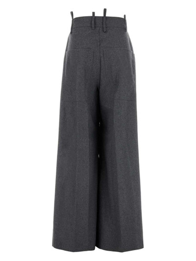 THE ATTICO wool wide-leg trousers outlook