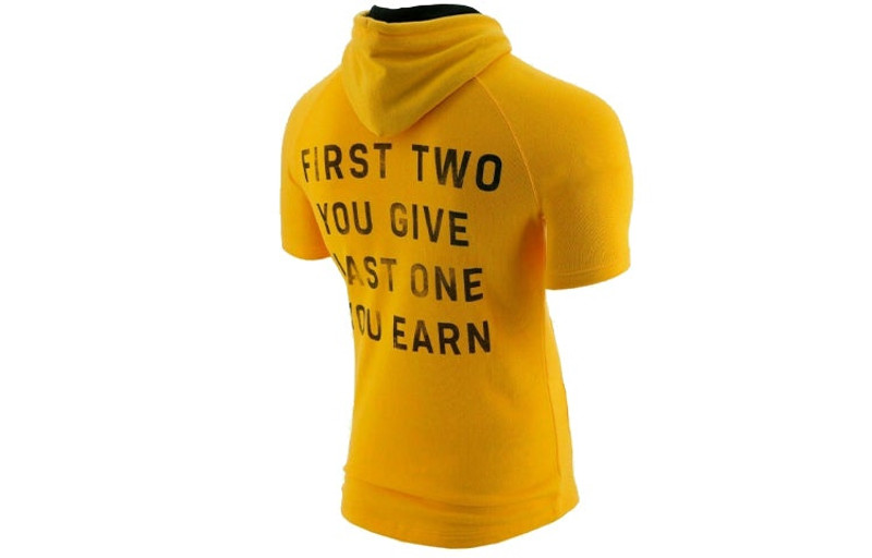 Under Armour Men's Under Armour Rock Sports hooded Short Sleeve Yellow 1326409-750 outlook