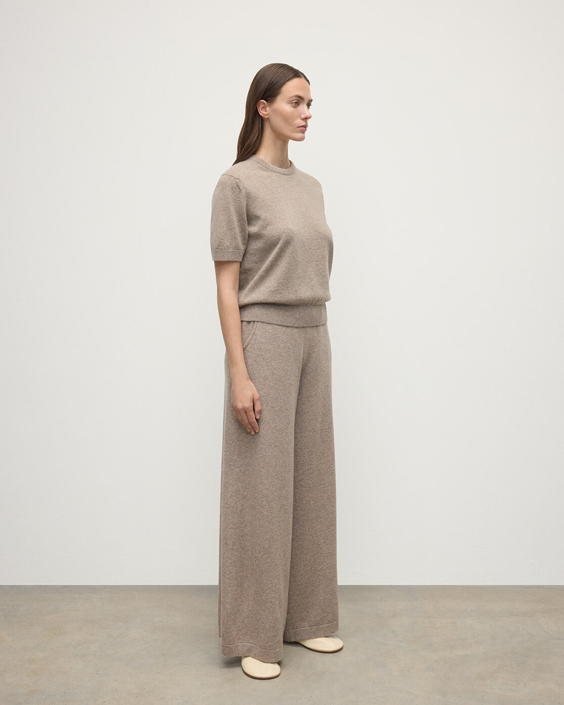 Brown Cashmere Trousers - 3