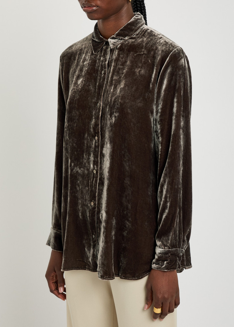 EILEEN FISHER Eileen Fisher Velour Shirt outlook