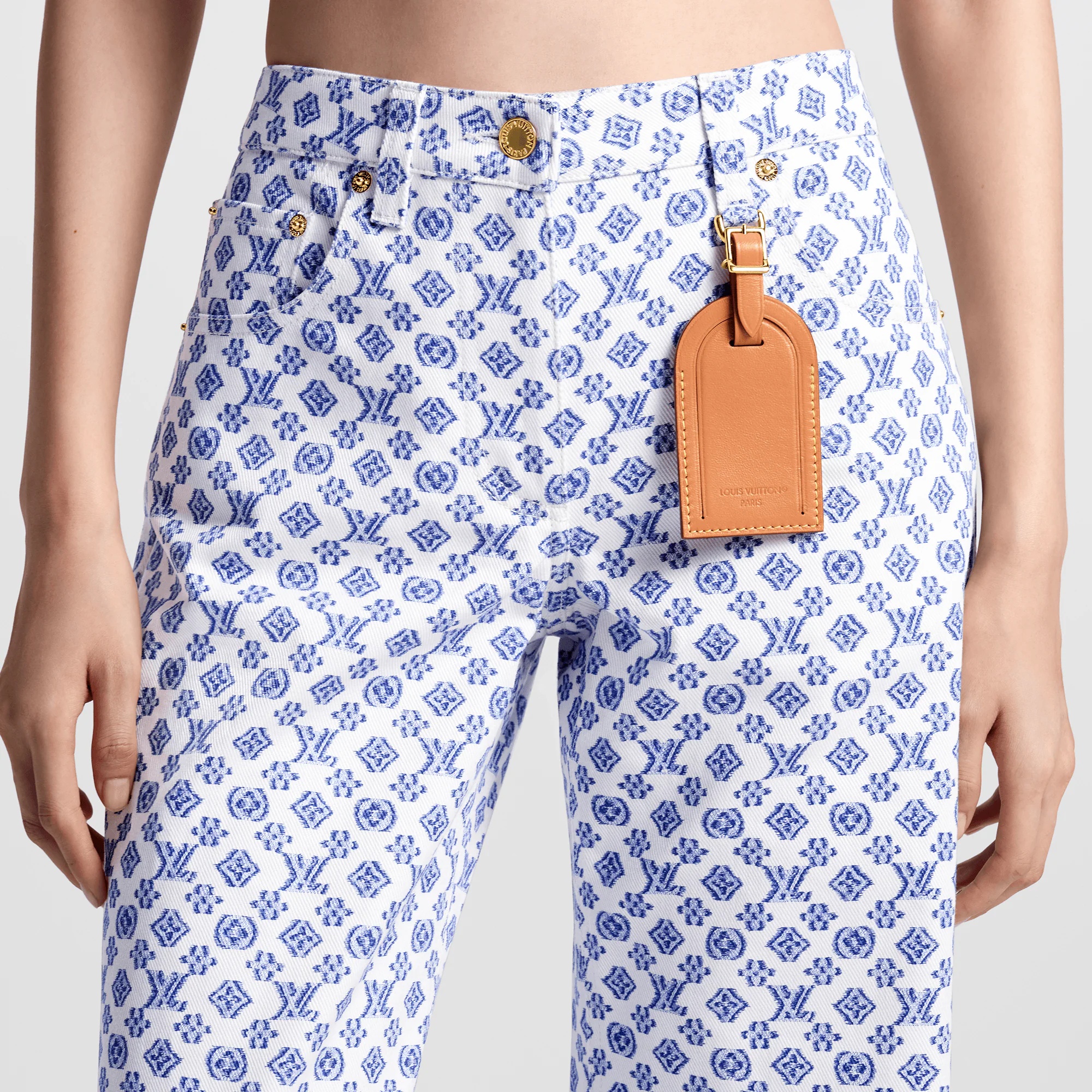 Blurry Monogram Boot-Cut Jeans - 2