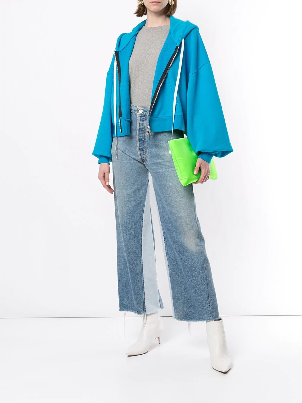 hooded bomber jacket - 2