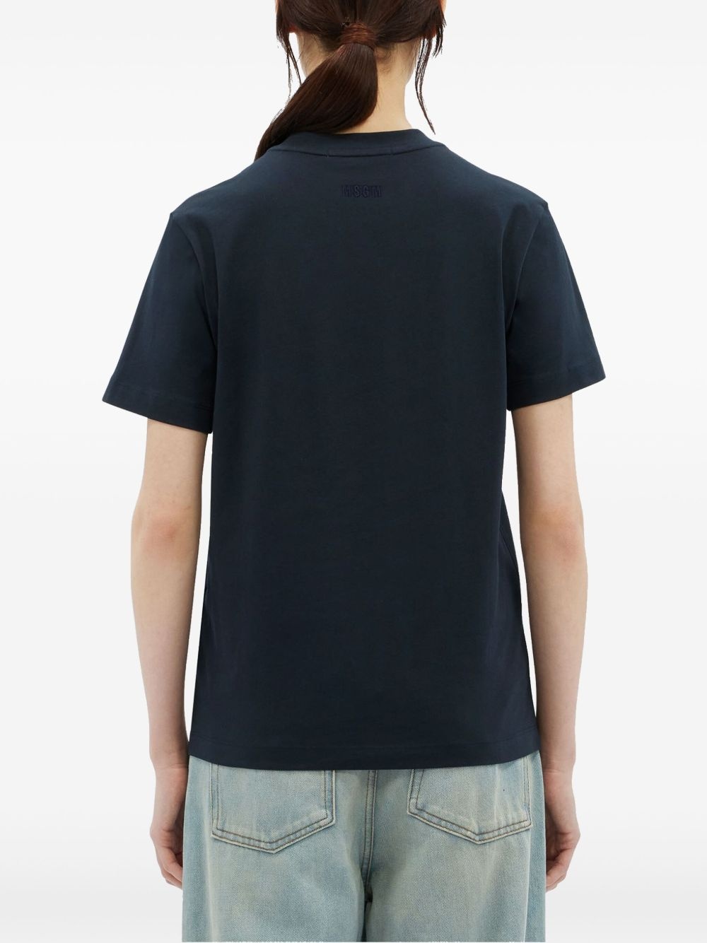 logo-appliqué t-shirt - 4