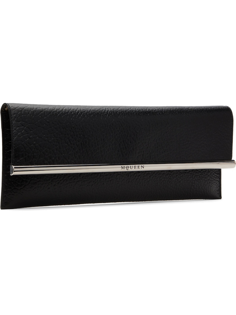 Alexander McQueen Black Cross-B Long Clutch outlook