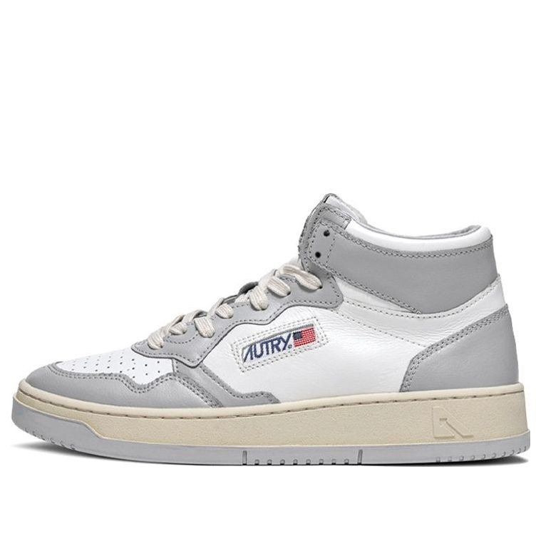 AUTRY Medalist Mid Bicolor 'White Grey' AUMM-WB10 - 1