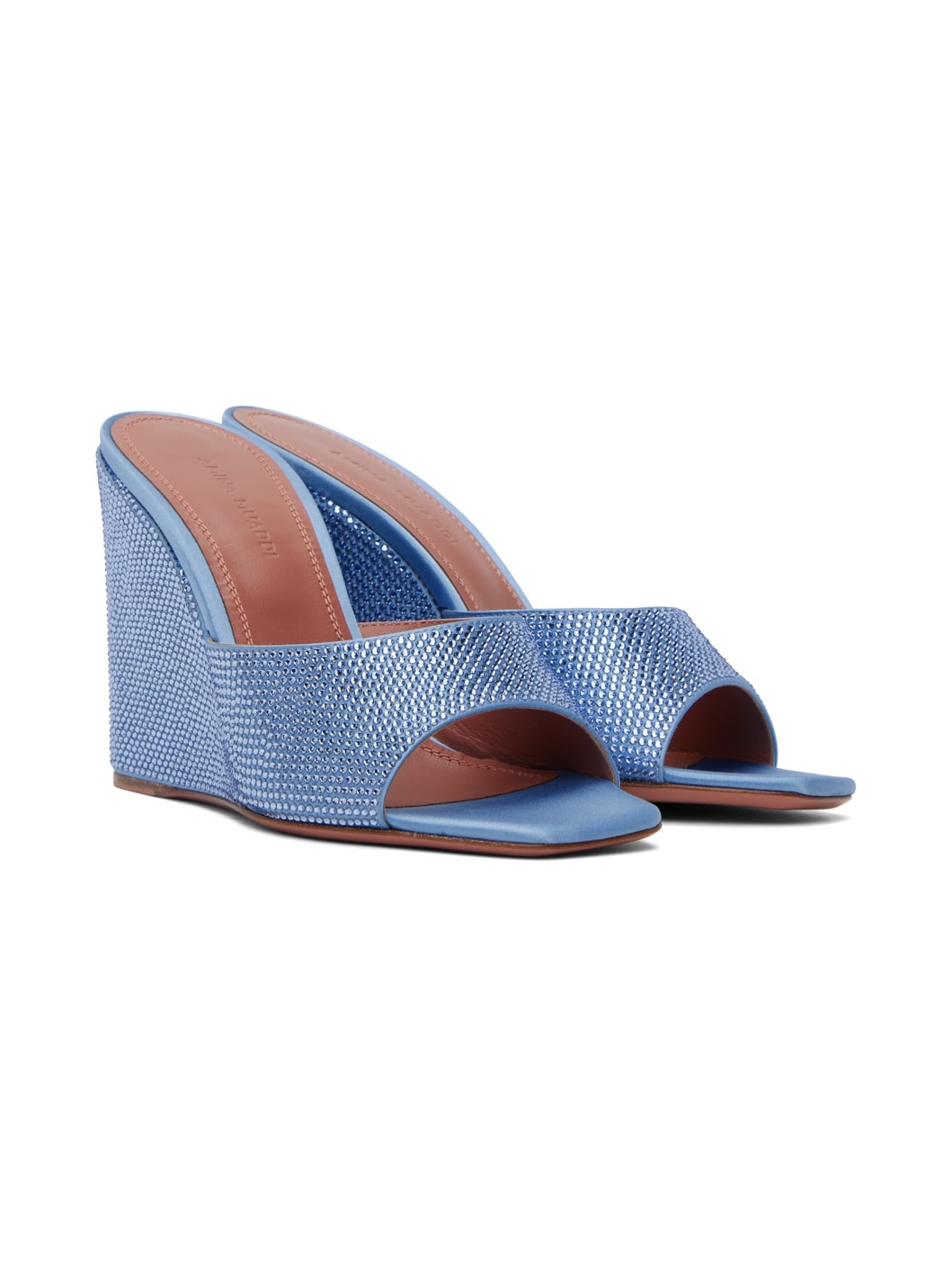 Blue Lupita Heeled Sandals - 4