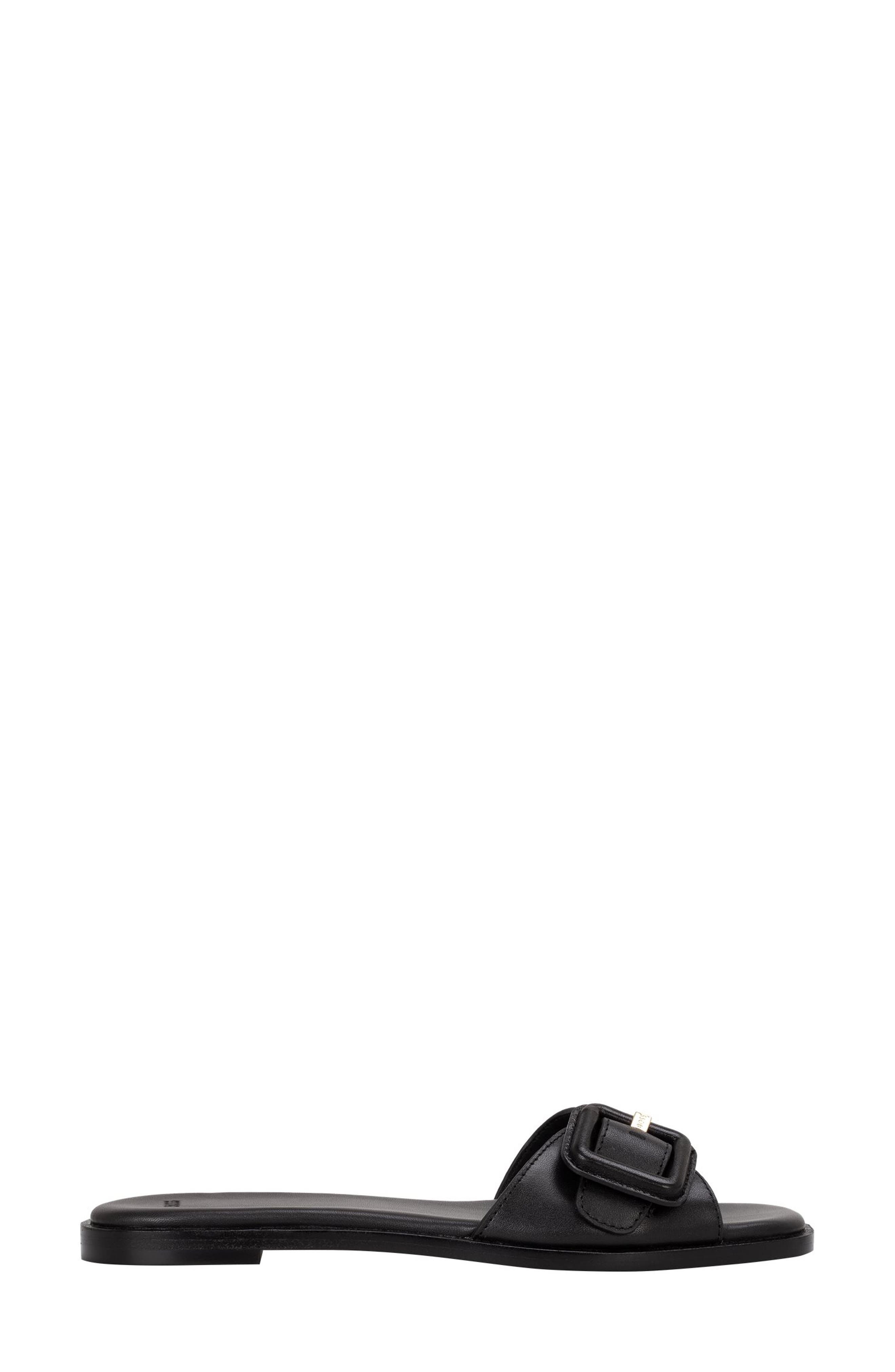 BOSS Charlize Slide Sandal in Black at Nordstrom - 6