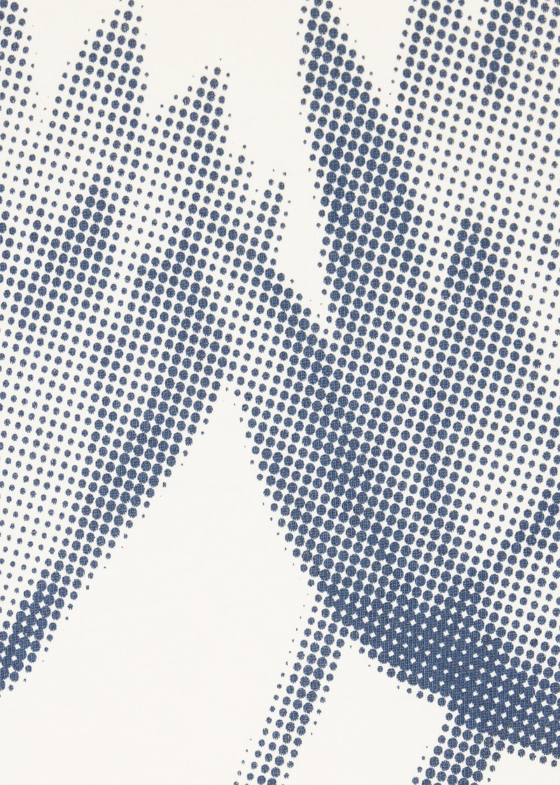 Paul Smith Ecru 'Half Tone Floral' Print T-Shirt outlook