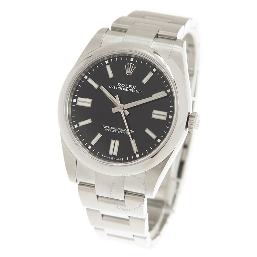 Rolex Oyster Perpetual 41 Automatic Black Dial Men's Watch 124300BKSO - 3