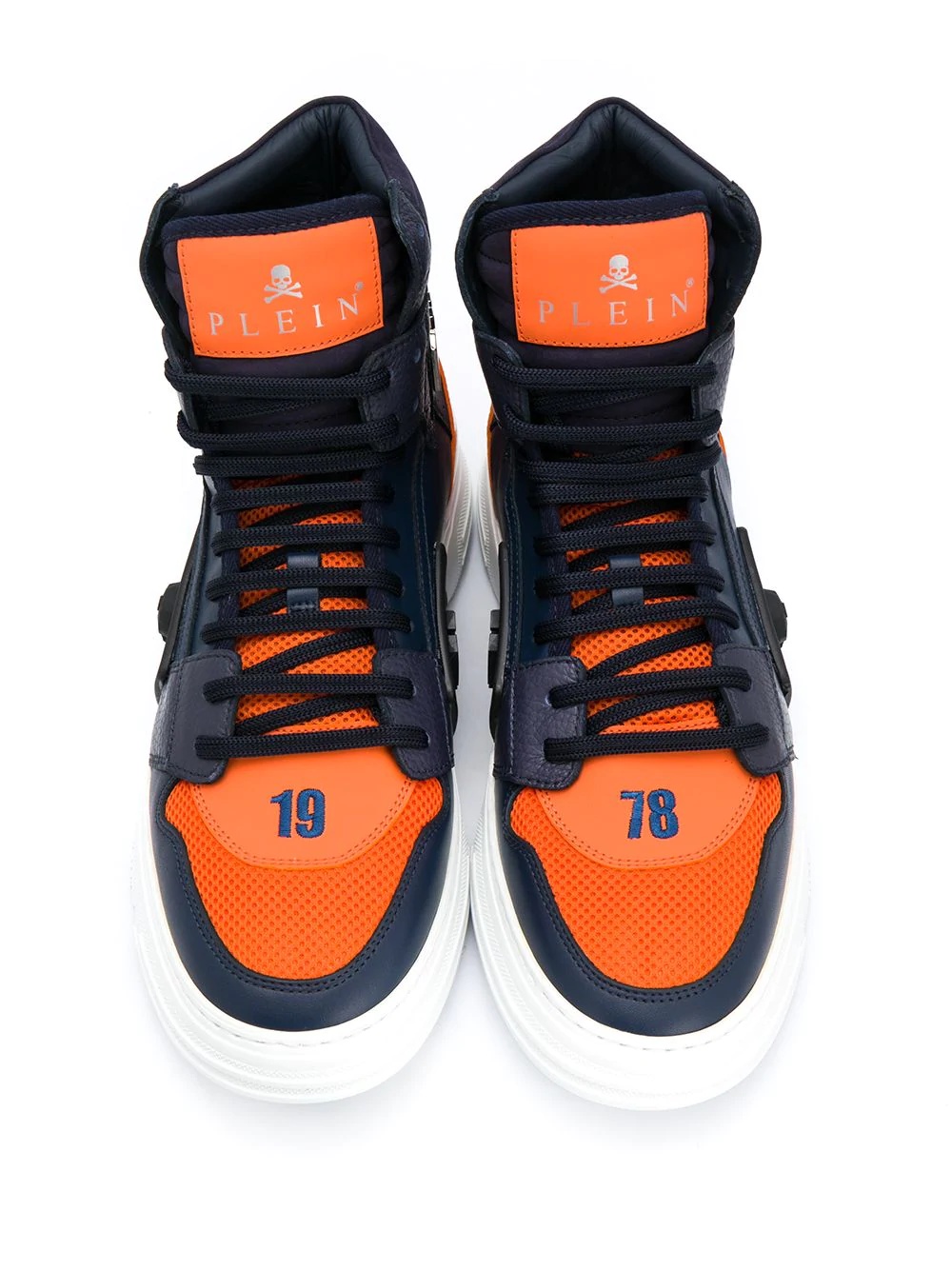 logo hi-top sneakers  - 4