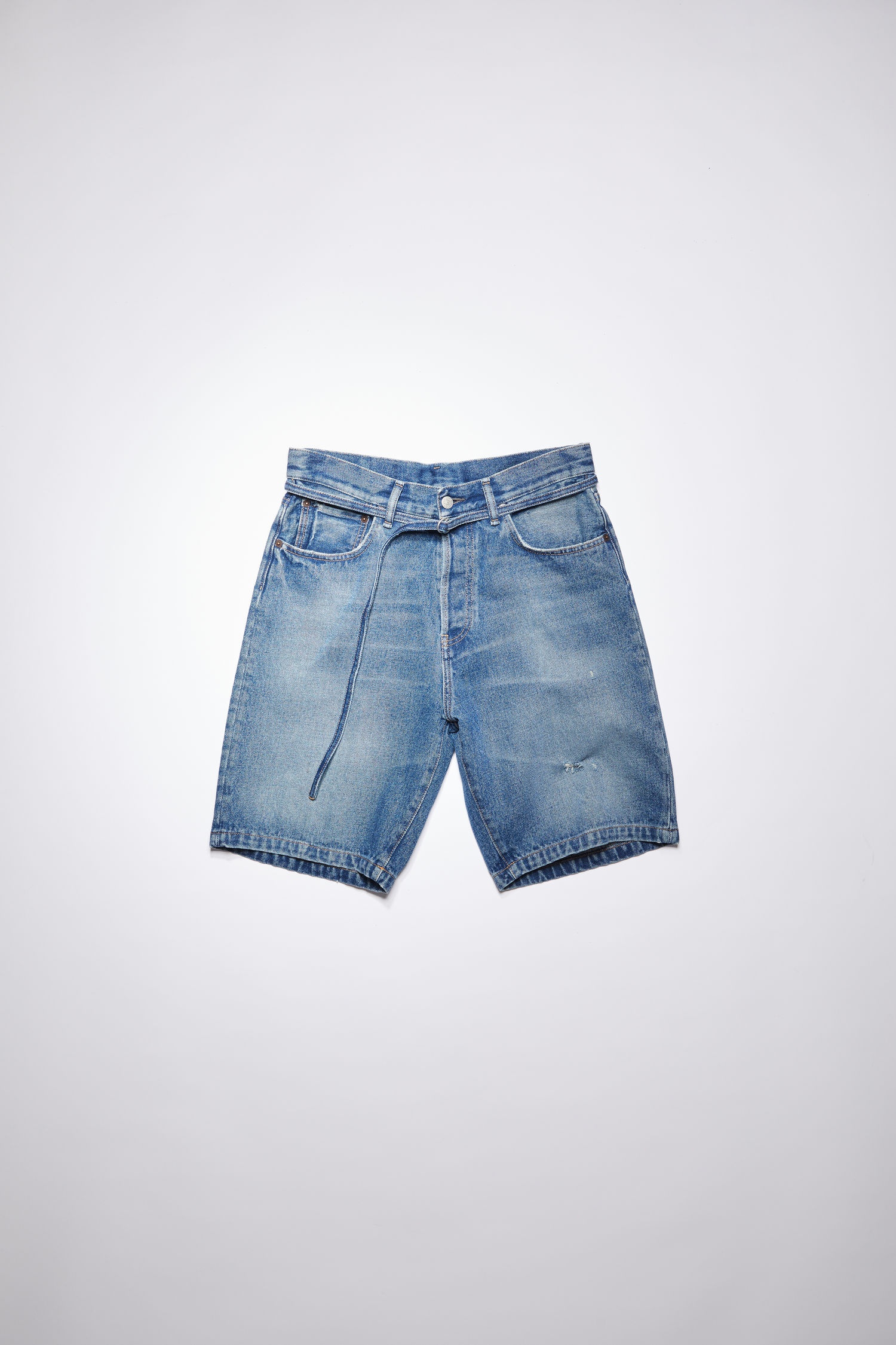 Denim shorts - Mid Blue - 1