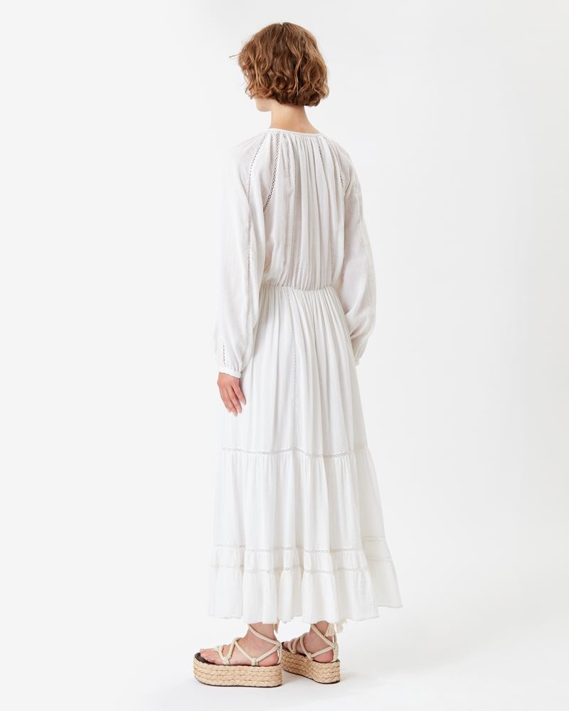 LATIFA COTTON AND LINEN DRESS - 5