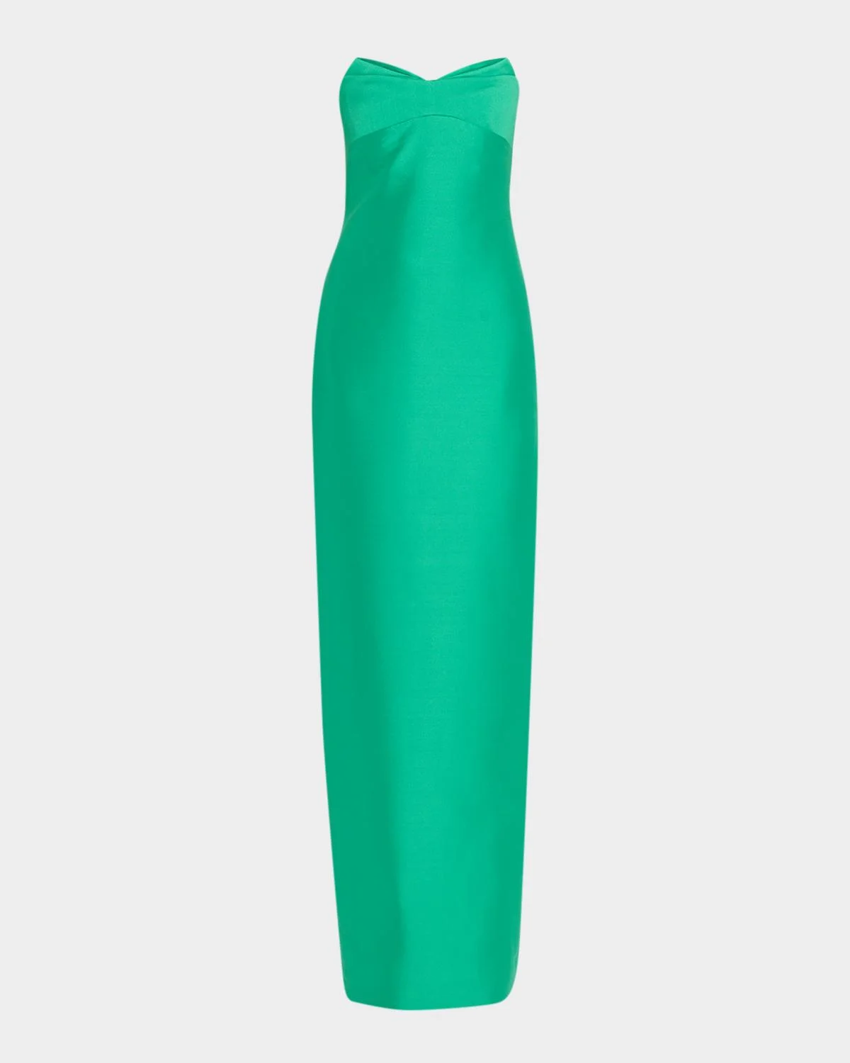 Strapless Fold-Over Column Gown - 1