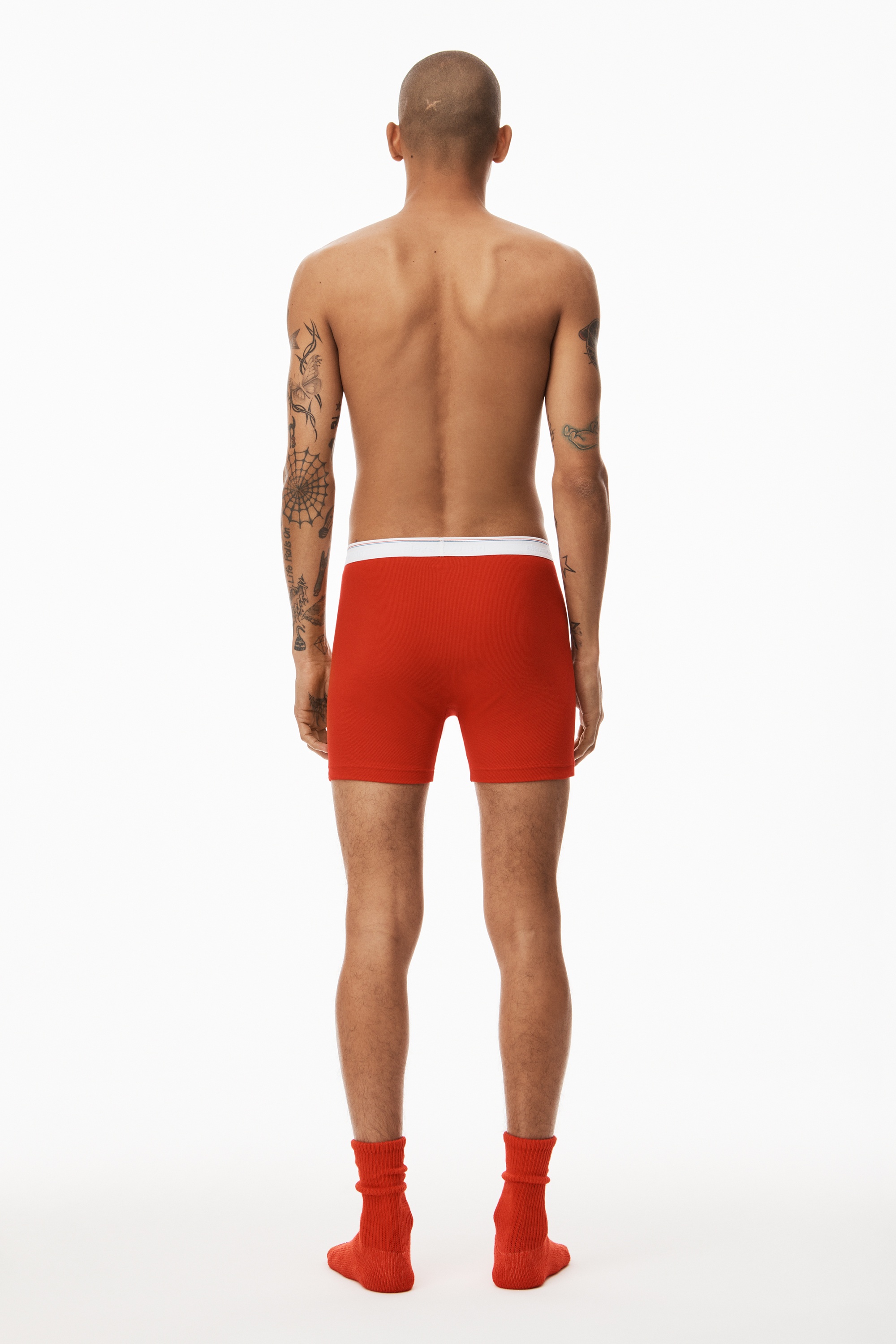 BOXER BRIEF IN RIBBED JERSEY - 4