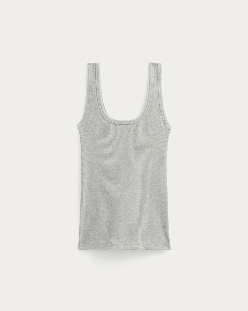 THE LUXE RIB SQUARE-NECK TANK - 1