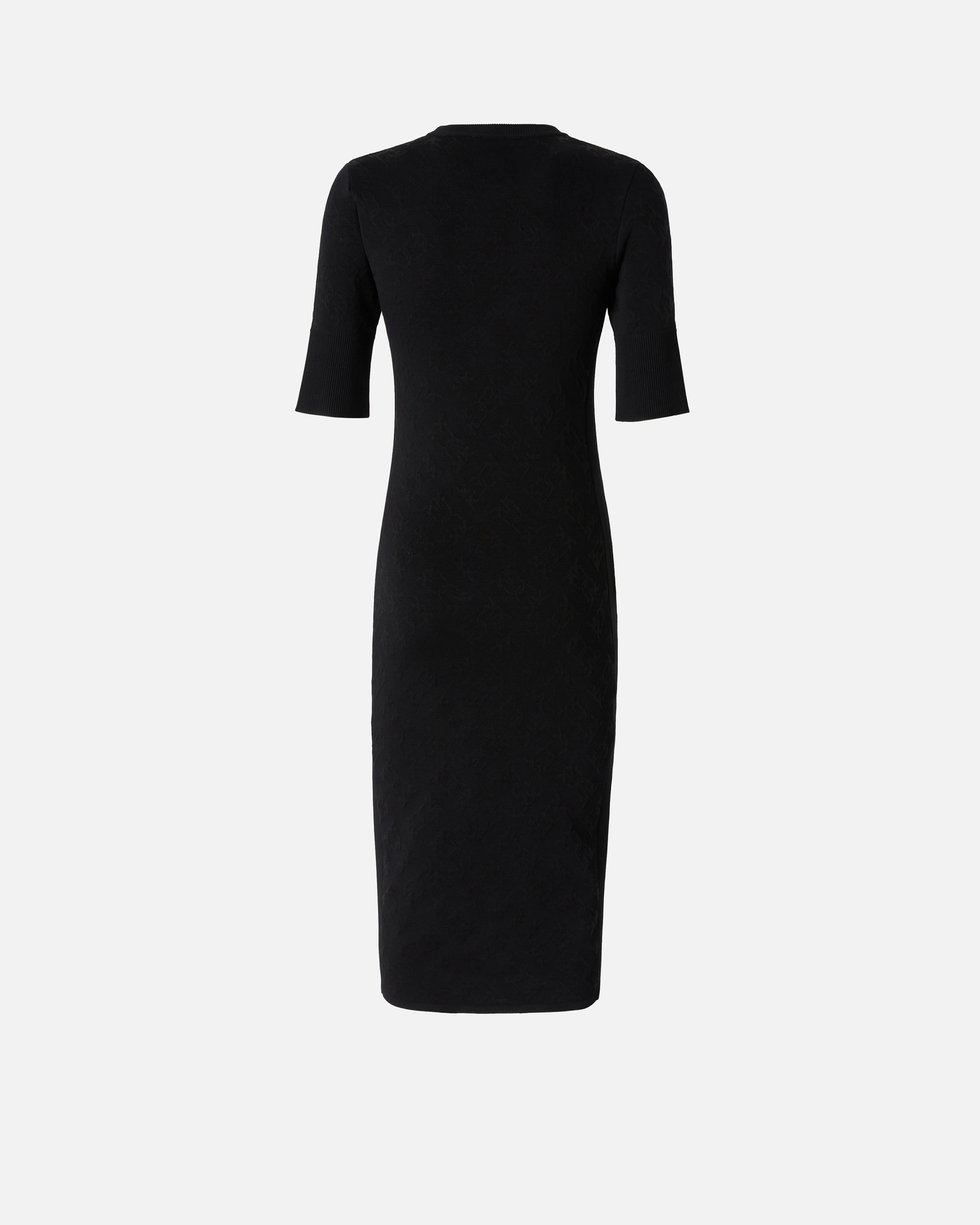 SLIM-FIT KNIT MIDI DRESS - 6