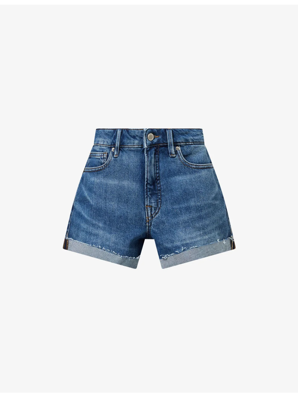 Good Girlfriend Mid-Rise Denim Shorts - 1