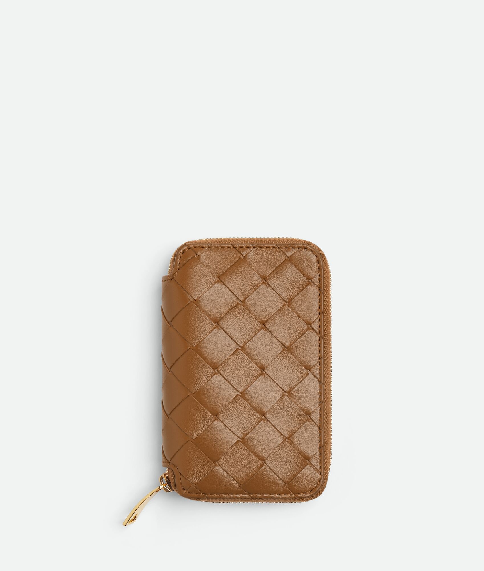 Intrecciato Zippered Key Case - 1
